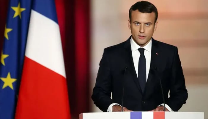 فرانسیسی صدر ایمانول میکرون—فائل فوٹو