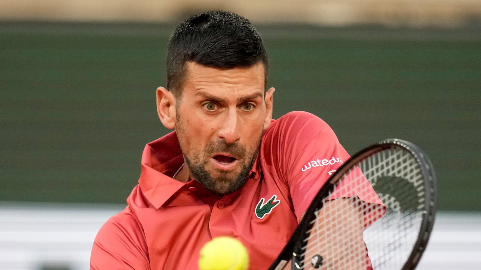 Djokovic beat home star Corentin Moutet to qualify for the third round at Roland Garros