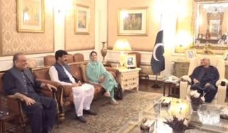 صدر آصف زرداری سے وفاقی وزیر علیم خان کی ملاقات