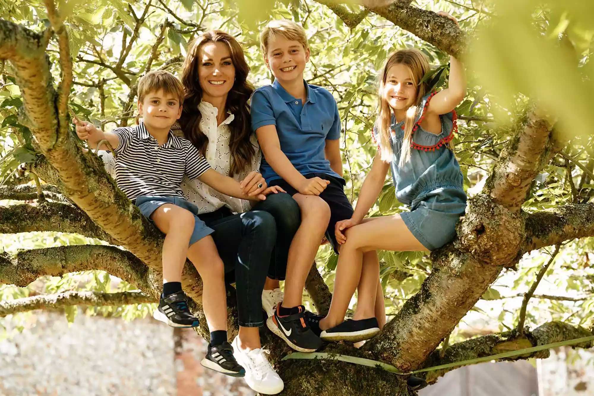 Princess Kate with Prince George, Princess Charlotte, and Prince Louis (Image: Matt Porteous)