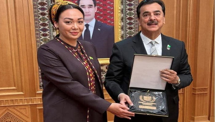 تصویر بشکریہ سوشل میڈیا—یوسف رضا گیلانی، اسپیکر ترکمانستان