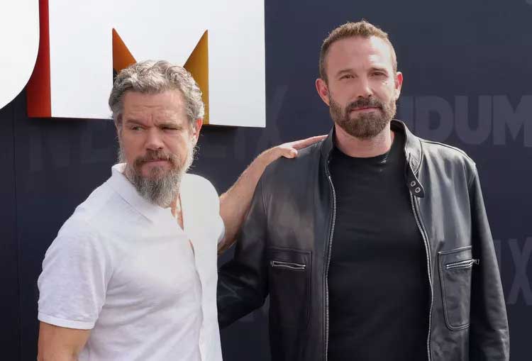 Ben Affleck pokes fun at Matt Damon’s gray beard at Netflix Tudum event