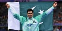 ارشد ندیم کا لاہور ایئرپورٹ پر شاندار استقبال