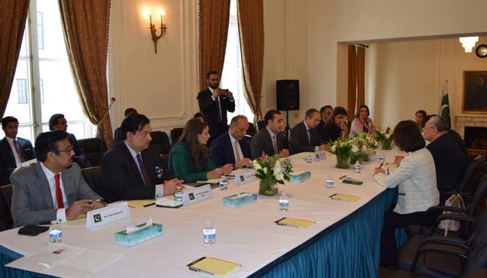 بلاول بھٹو کی قیادت میں پاکستانی وفد کی اقوام متحدہ میں چینی مستقل مندوب سے ملاقات