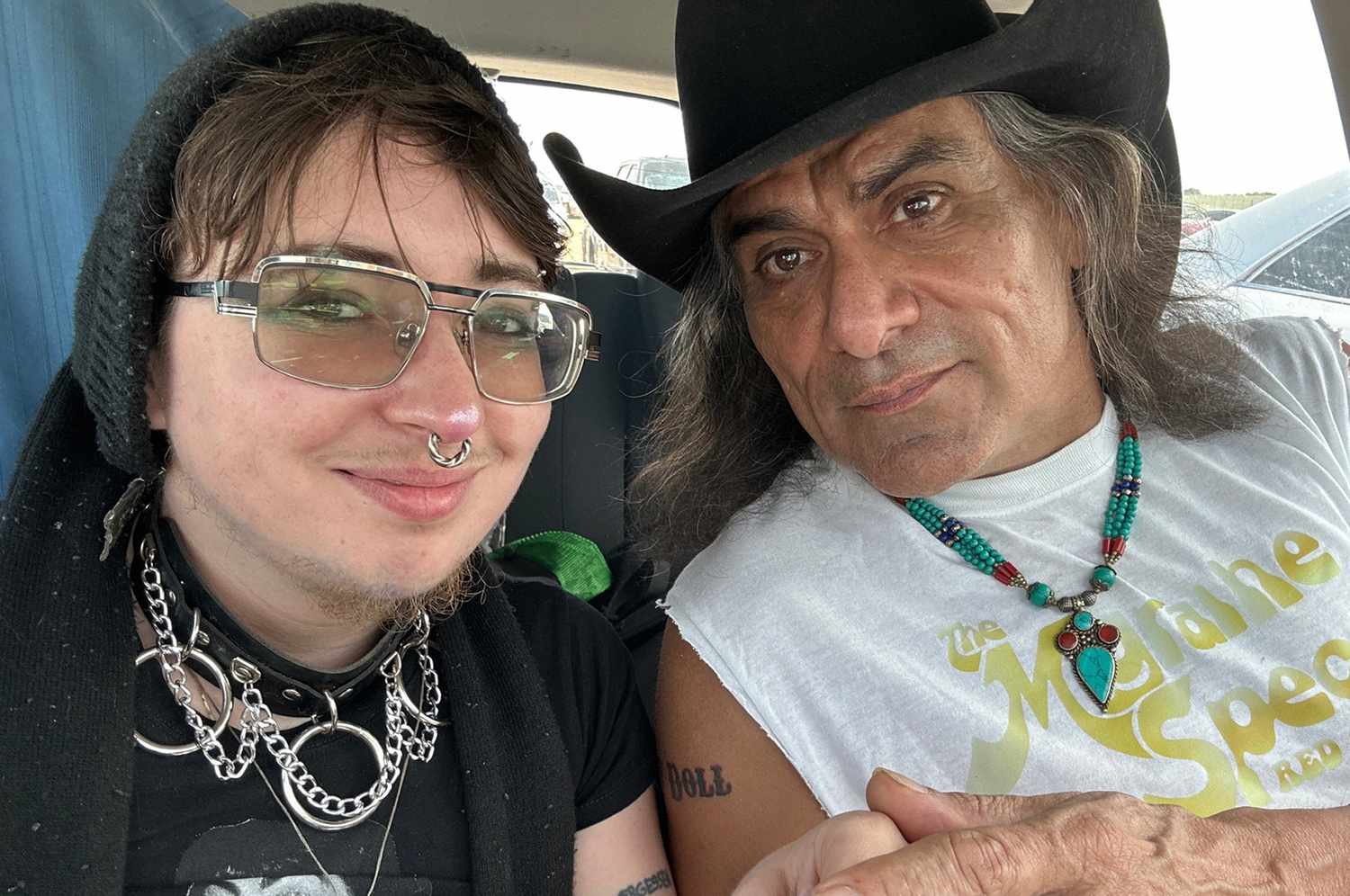 Jonathan Joss with his husband Tristan Kern de Gonzales