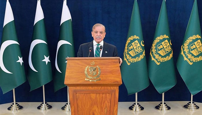 وزیراعظم شہباز شریف۔ فوٹو پی آئی ڈی