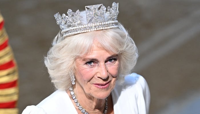 Queen Camilla previews British Flowers Week exhibition at Garden Museum