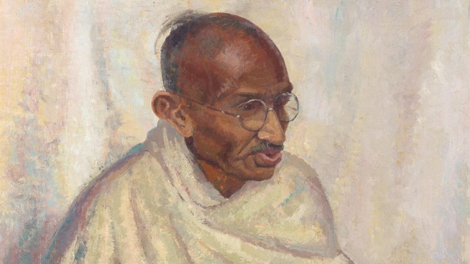 Mahatma Gandhis rare oil portrait set to be auctioned in London