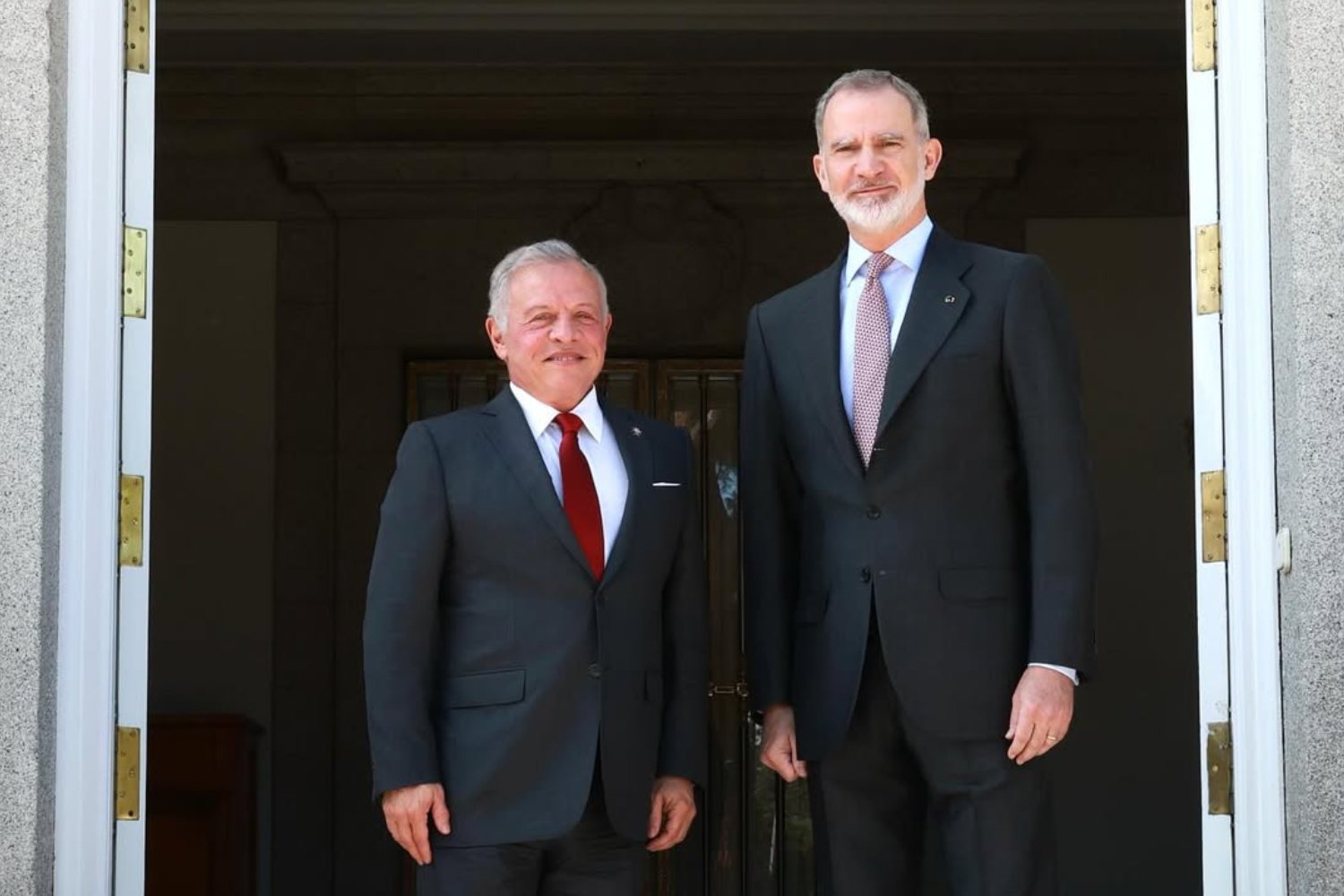 King Felipe hosts King Abdullah at Zarzuela Palace during his state visit
