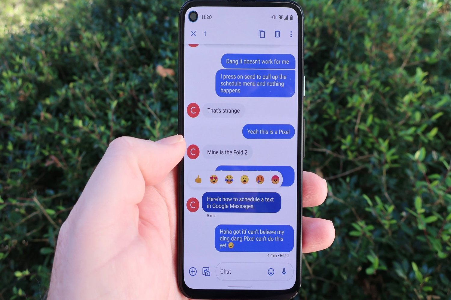 Google Messages introduces gallery + camera redesign with ‘HD+’ quality