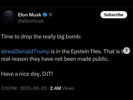 Elon Musk makes bombshell claim against Trump: Internet asks real question