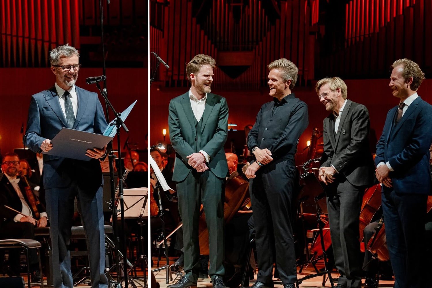 King Frederik presents coveted music award to iconic Danish String Quartet