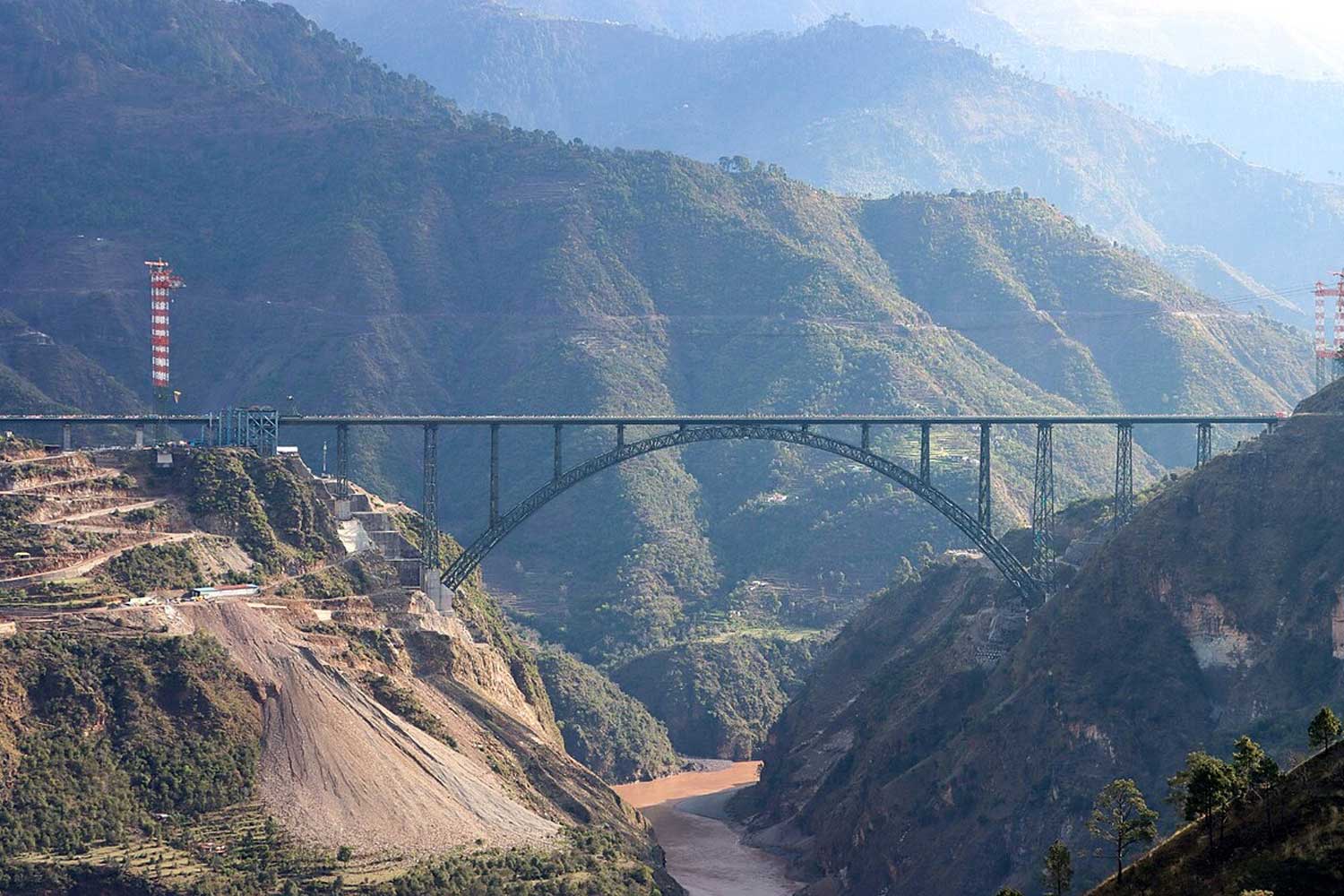 Worlds highest railway bridge inaugurated in India