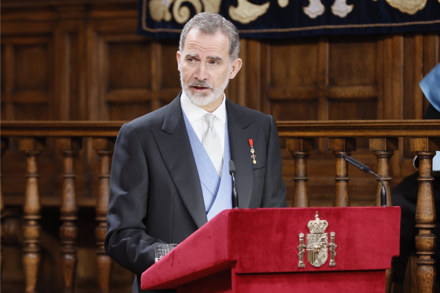 King Felipe attends 28th Conference of Presidents at Royal Palace of Pedralbes