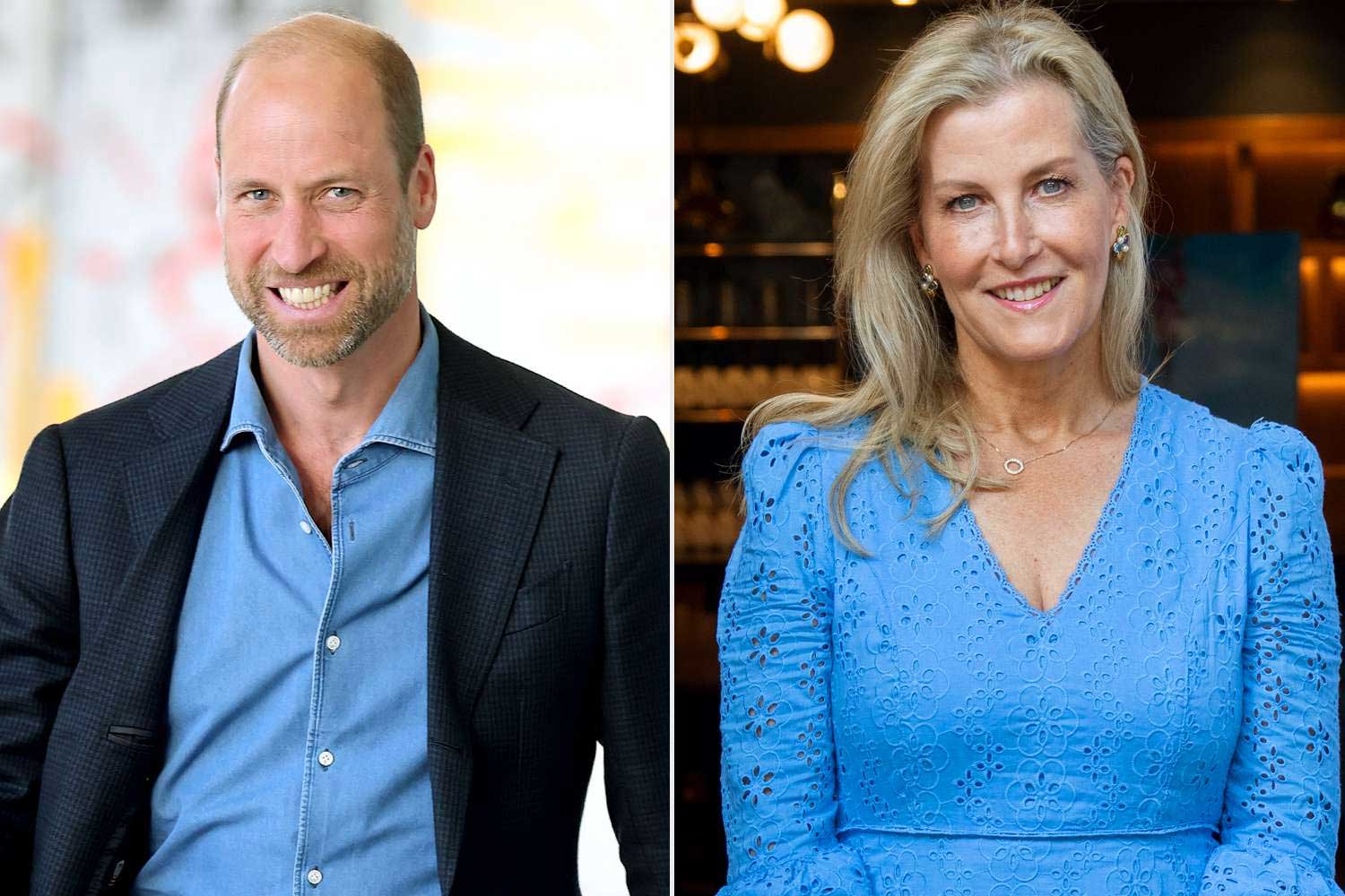 Duchess Sophie joins Prince William for royal outing in Princess Kates absence