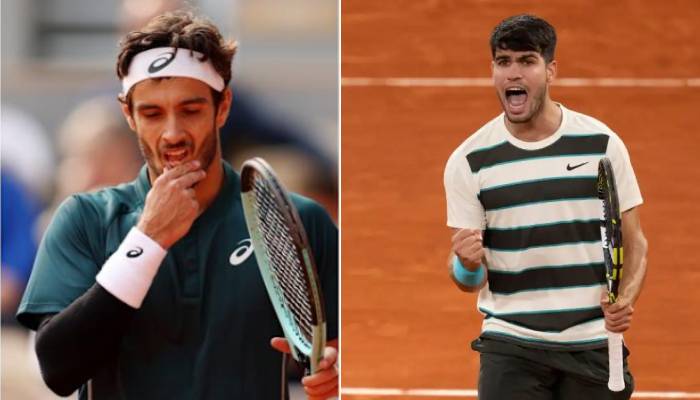 Carlos Alcaraz advances to French Open final after Musetti’s sudden retirement