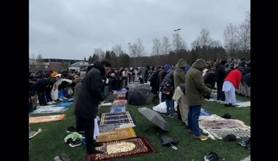ناروے میں نماز عید کے بڑے اجتماعات، مقامی مسلمانوں میں زبردست جوش و خروش