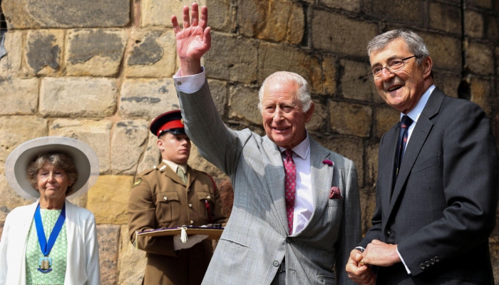 King Charles visits Lancaster Castle in first post-coronation appearance