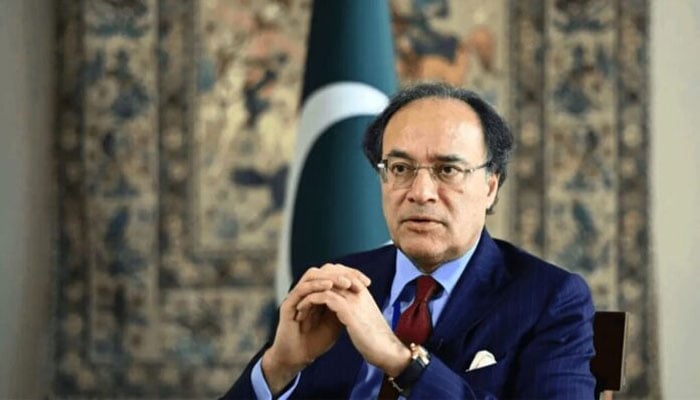 وزیرِ خزانہ محمد اورنگزیب(فائل فوٹو)۔