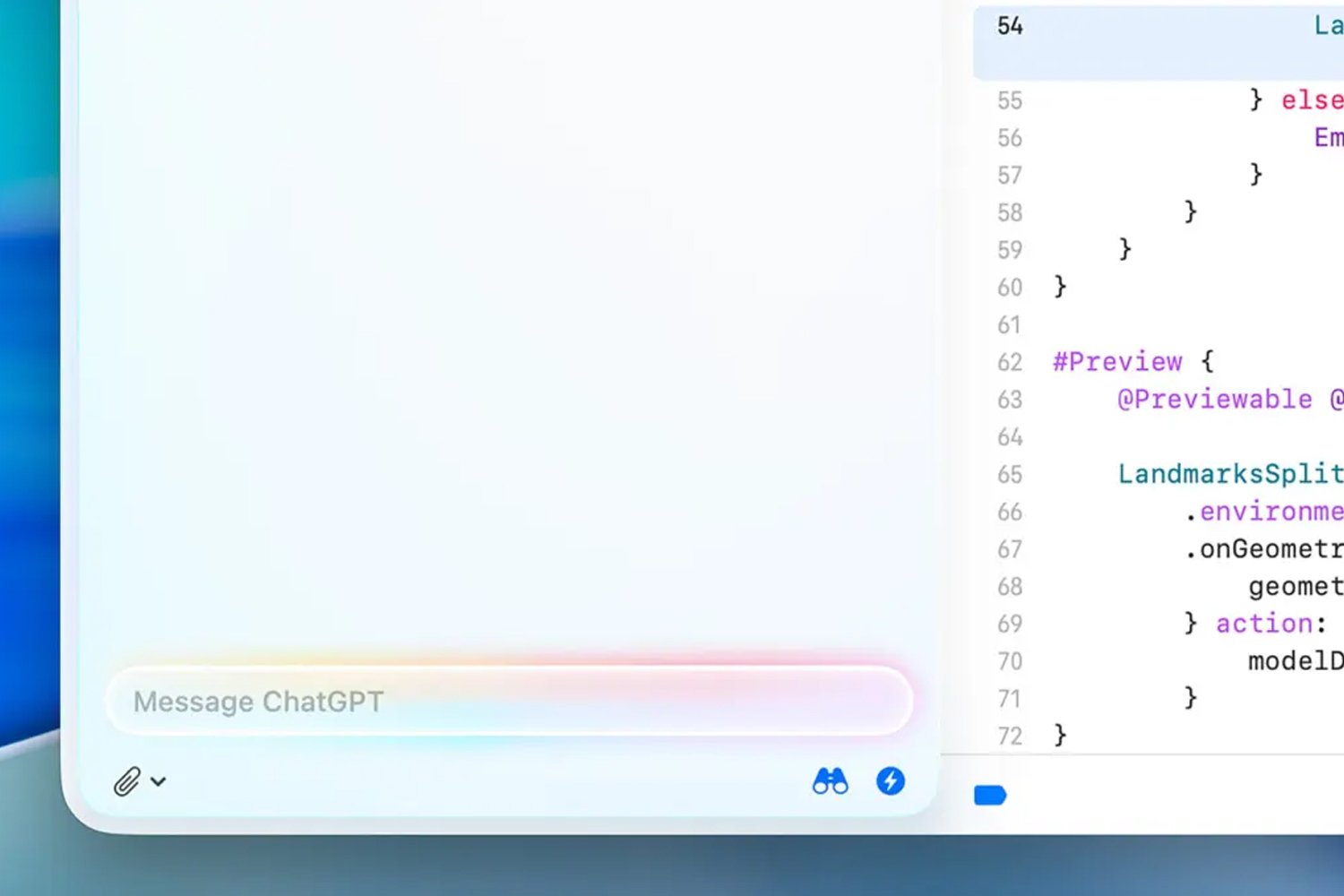 Apple incorporates ChatGPT and other AI models to Xcode