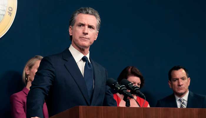 Gavin Newsom delivers emotional speech against Trumps immigration crackdown