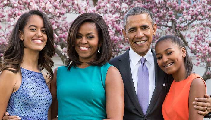Barack, Michelle Obama share brand new family portrait on Sashas 24th birthday