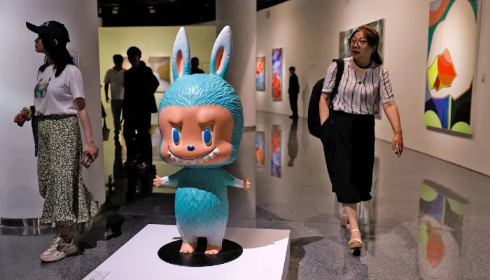Labubu fever: Rare mint green toy sells for record-breaking price at auction