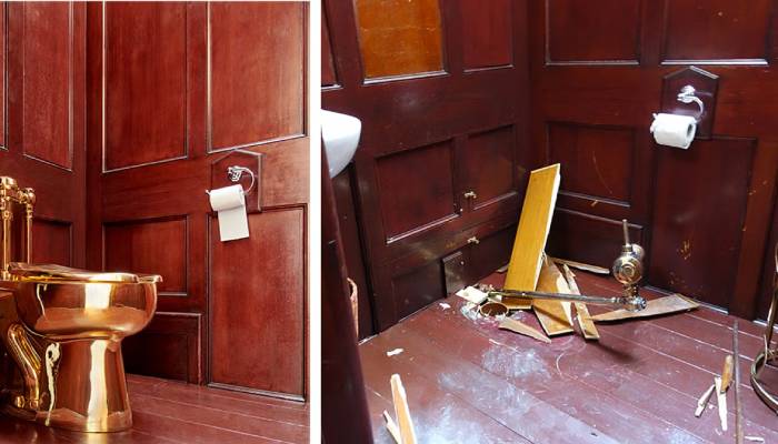 Gold toilet theft: Two jailed after £4.8m artwork vanishes from Blenheim Palace