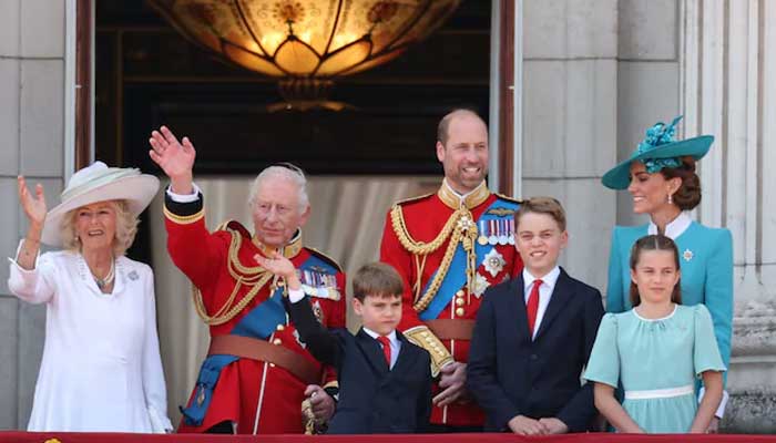 Royal Family gathers on Buckingham Palace balcony for Red Arrows Flypast