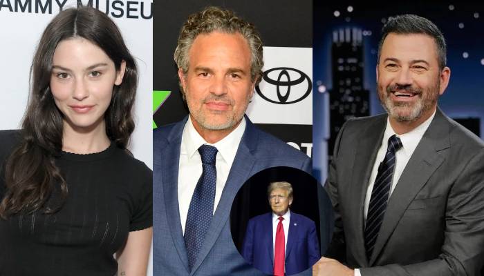 Gracie Abrams, Mark Ruffalo, Jimmy Kimmel join anti-Trump protest
