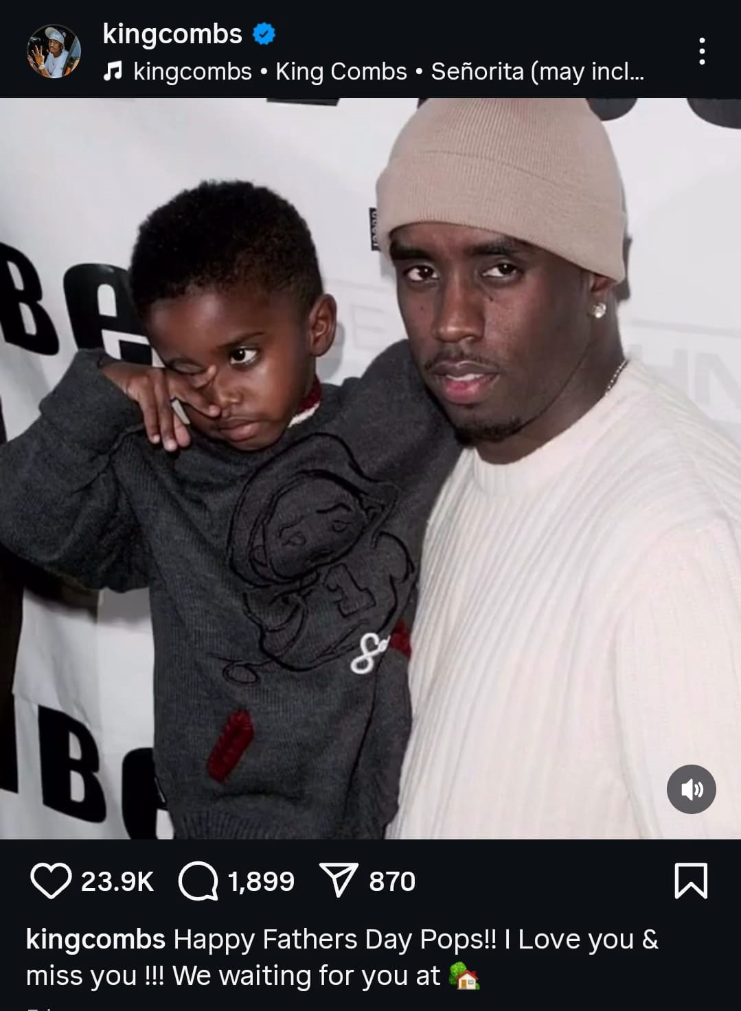 Picture credit: Christian King Combs/ Instagram