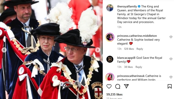 Princess Anne attends Order of the Garter ceremony with rare style change