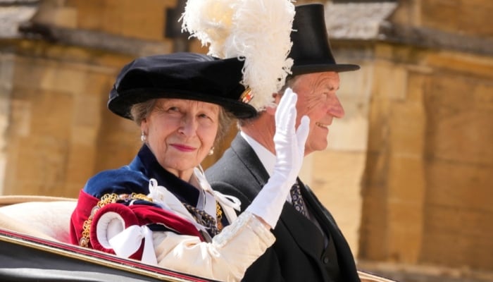 Princess Anne attends Order of the Garter ceremony with rare style change