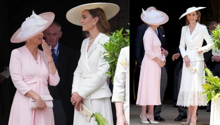 Kate Middleton offers quiet support to Duchess Sophie during key appearance