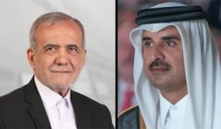 امیر قطر کو ایرانی صدر کا خط