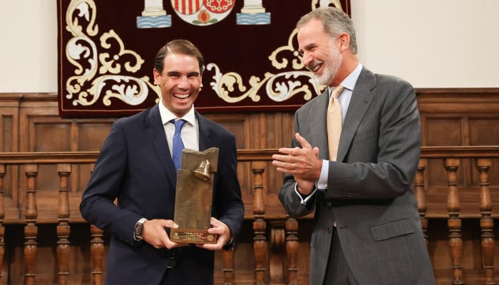 Rafael Nadal receives historic Marquis honour from Spains King Felipe VI
