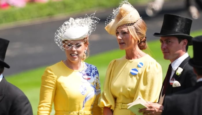 Princess Beatrice’s warm moments with Peter Phillips’ ladylove light up Royal Ascot