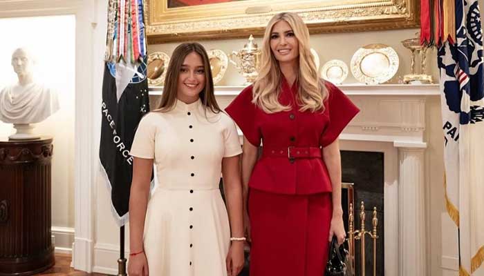 Ivanka Trumps daughter Arabella steals moms dress for special celebration