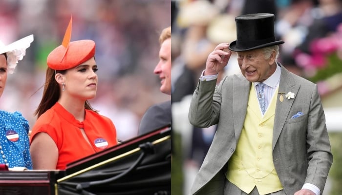 Princess Eugenie takes key position behind King Charles