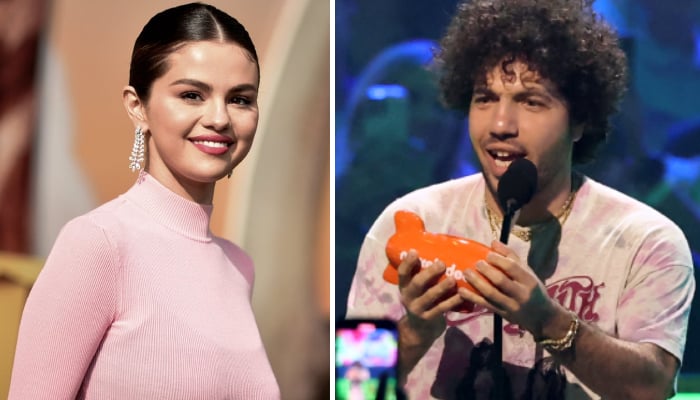Selena Gomez gushes over Benny Blanco as they win Kids’ Choice Awards 2025