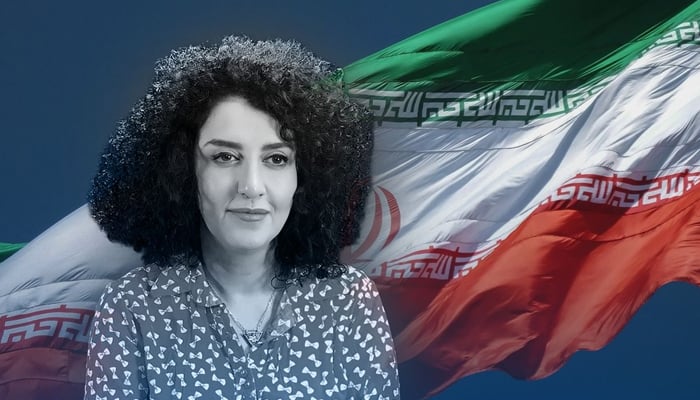 نوبل انعام یافتہ ہیومن رائٹس ورکر نرگس محمدی—تصویر بشکریہ غیر ملکی میڈیا