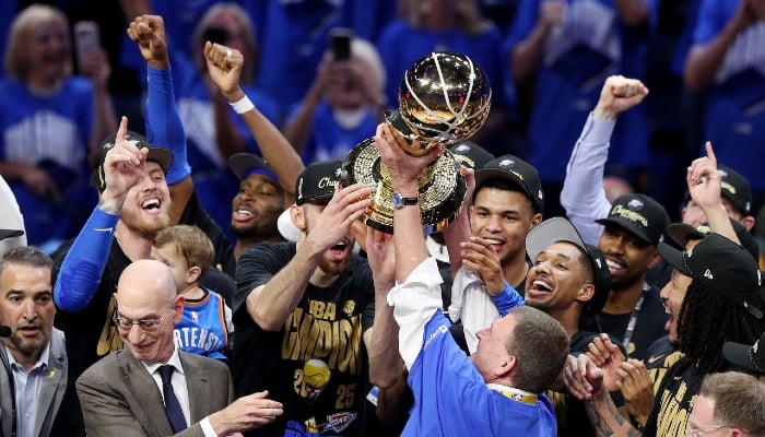 Oklahoma City ends 46-year drought, defeats Pacers 103-91 in Game 7 to claim debut NBA title