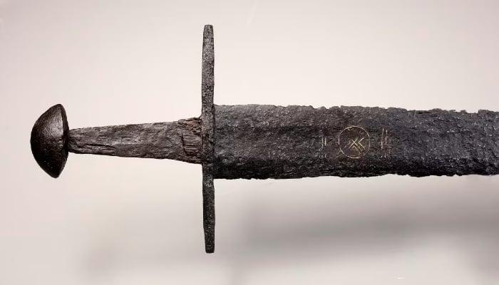 1,000-year-old sword with spiritual symbols discovered in Dutch rive