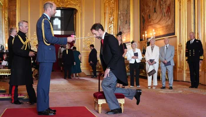 Prince William awards Knighthood to Gareth Southgate at Windsor