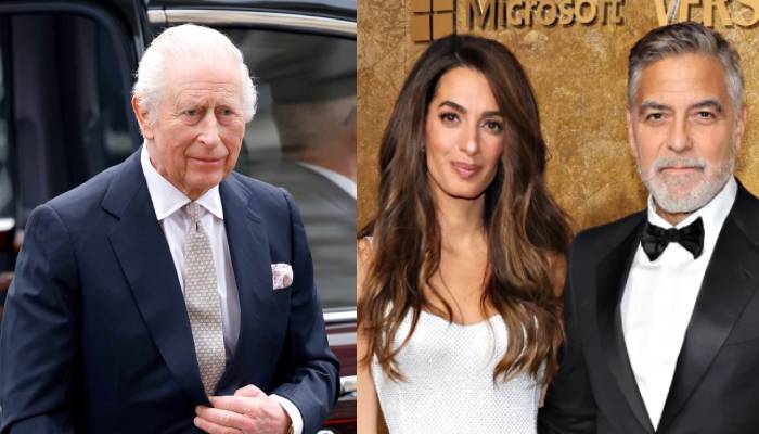 George Clooney, Amal rub shoulders with King Charles at Palace reception