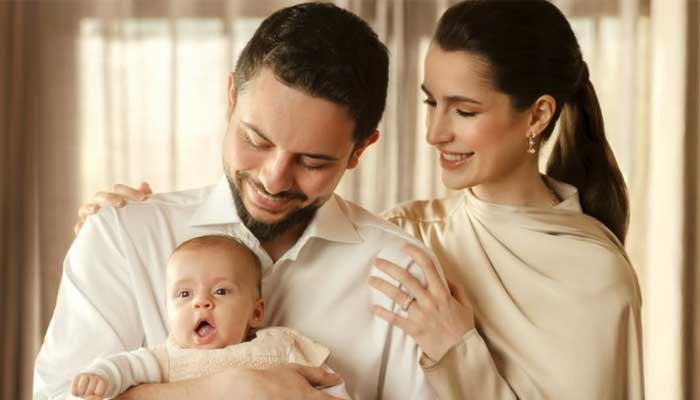 Princess Rajwa, Hussein leave baby Iman behind for Jeff Bezos pre-wedding party