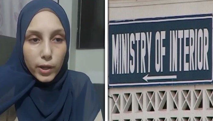 وزارت داخلہ کی تیونس کی خاتون کو فوری ایگزٹ پرمٹ جاری کرنے کی پیشکش