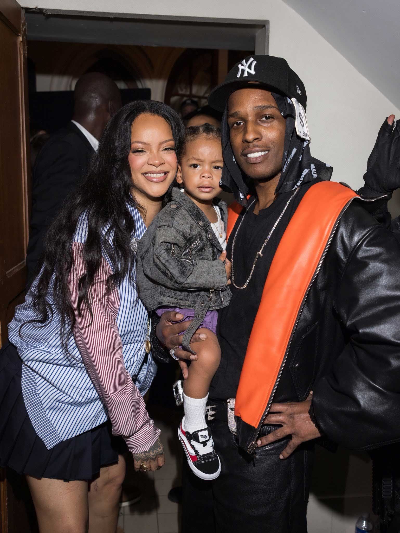 Rihanna, Rocky, and Riot at Paris Fashion show