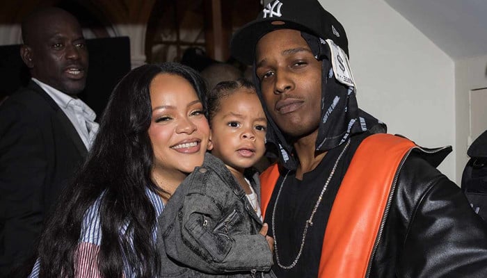Rihanna, son Riot serve family goals at A$AP Rockys Paris Fashion Show