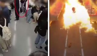 طلاق سے مایوس شخص نے ٹرین کو آگ لگادی